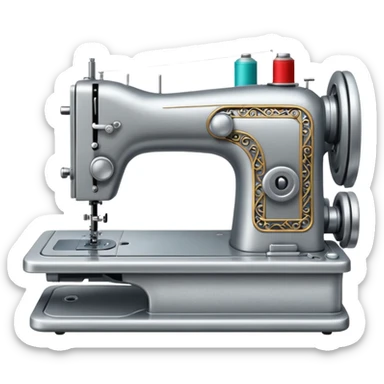 sewing machine sticker
