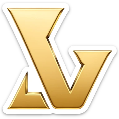 generate an emoji for the letter v sticker
