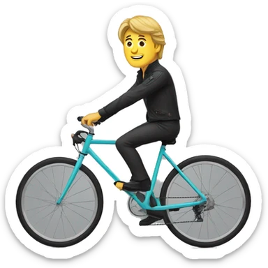 claude françois en vélo sticker