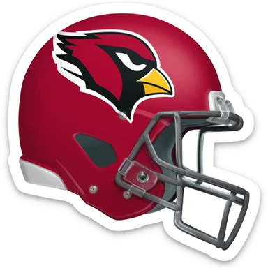 Arizona Cardinals NFL helmet sticker