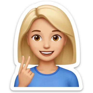 Mujer hablando sticker