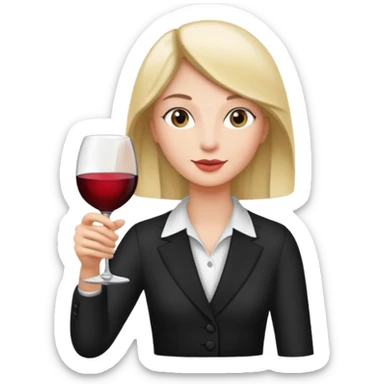 weinglas in der hand also armmit hand welche weinglas hält ohne gesicht sticker