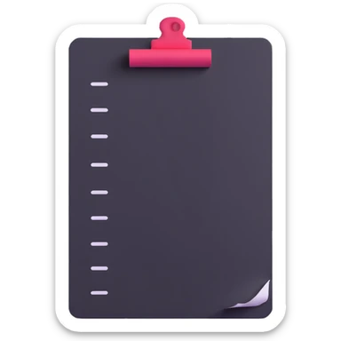 long curling to-do list paper looping up and down like a snake with tiny checkboxes fading into distance sticker