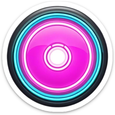  portal neon sticker