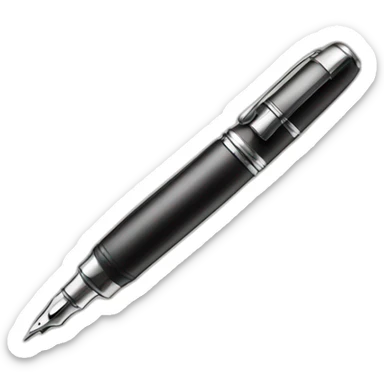 a fountain pen sticker