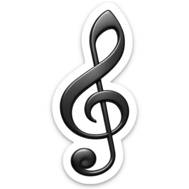 musical note sticker