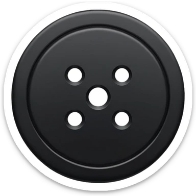 tailor's button 4 hole sticker