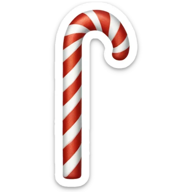 Xmas candy cane  sticker