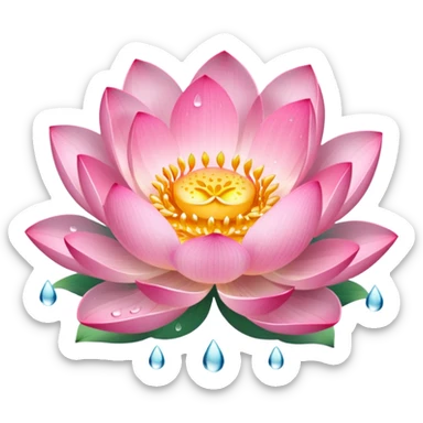 Lotus sticker