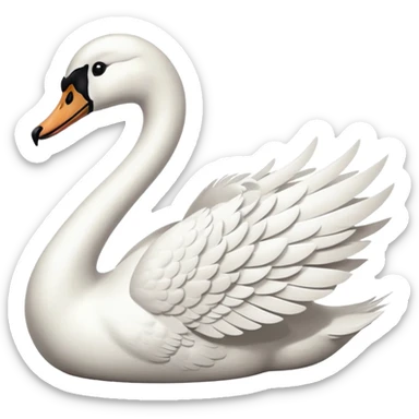 Swan sticker