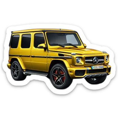 Mercedes AMG G63 sticker