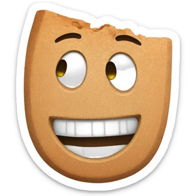 A Cork with face laughing sticker