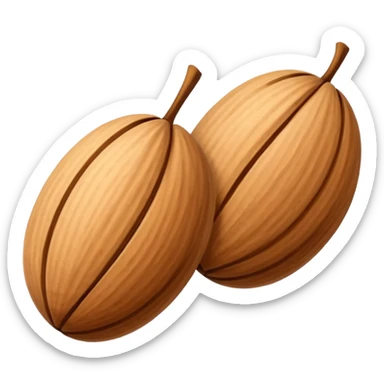 Almond emoji sticker