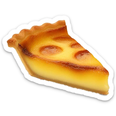 Portuguese custard tart sticker