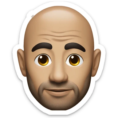 Joe Rogan interviewing someone sticker