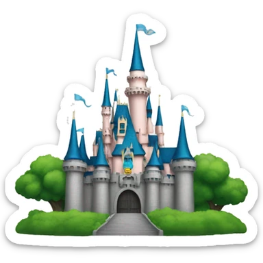 disney castle sticker
