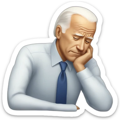 joe biden sleepy sticker