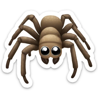 Tarantula wearing socks  sticker