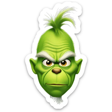 Grinch sticker