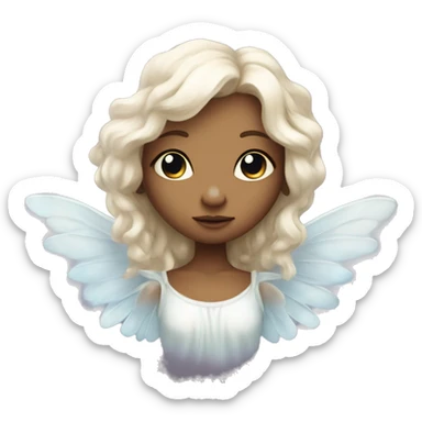 cute esoteric looking ethereal “fairy” “angel” kind of creature sticker