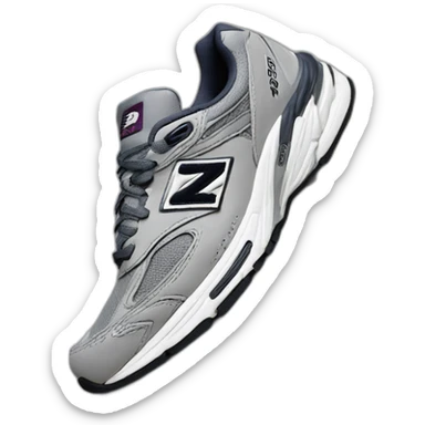 New balance 990v4 grey sticker