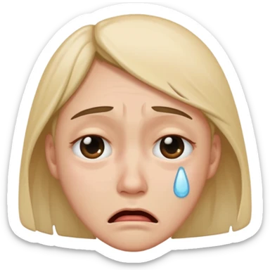 Make the 😭  sticker