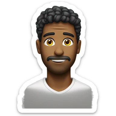 normal guy with a brazil shit sticker