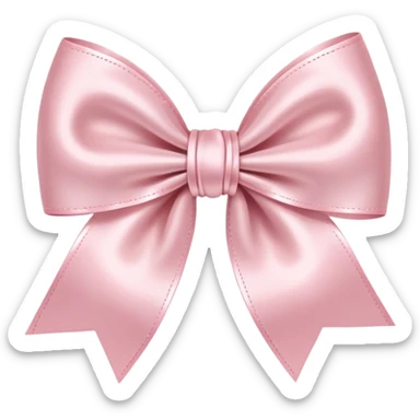 Light pink bows sticker