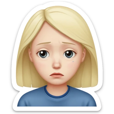 Con sueño triste sticker