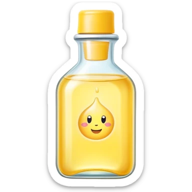 baby oil label sticker