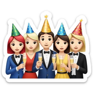 Bonfire Night with music sticker