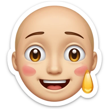 Una facci a che ride e piange contemporaneamente  sticker