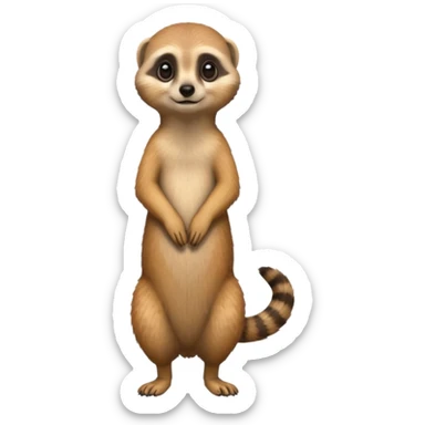 Meerkat standing sticker