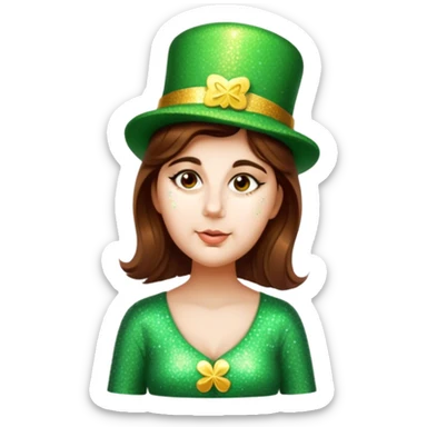Sparkling Leprechaun sticker