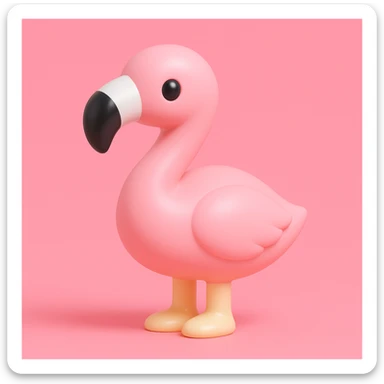 flamingo sticker
