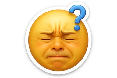 emoji stile iphone che riguarda l'argomento "stipsi/andrò al bagno oggi?", iperrealistico 4k sticker