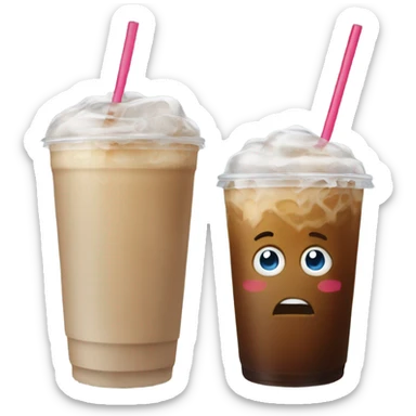 Iced coffe sticker