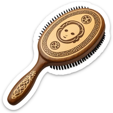 horoscope hairbrush sticker
