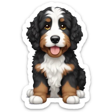 Bernedoodle  sticker