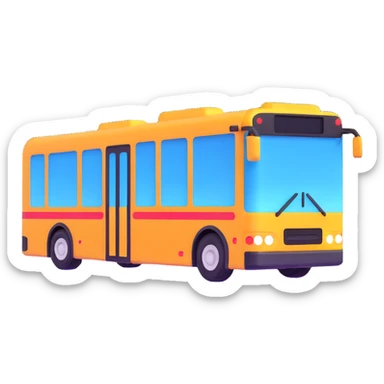city bus sticker