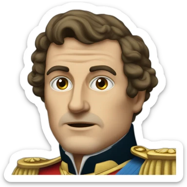 Napoléon Bonaparte saying ther is nothing we can do sticker