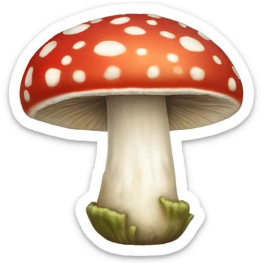 Amanita muscaria  sticker