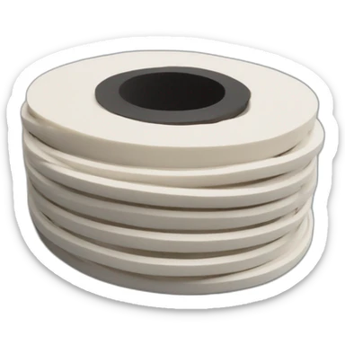 Plasticine 35mm film coil sticker