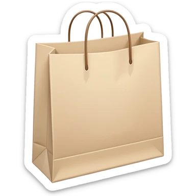 aesthetic shopping bag sticker