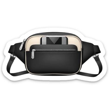 black waist bags sticker