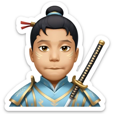 Elegant Samurai sticker