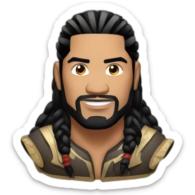 The tribal chief Roman reigns sticker