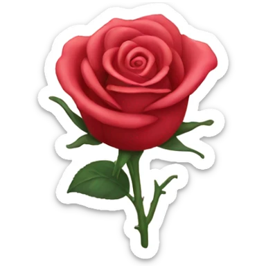 Rose sticker