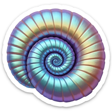 Sea shell sticker