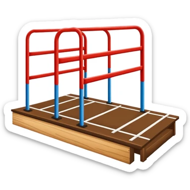 track and field hurdle sticker